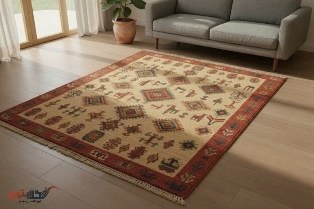 آموزش گبه بافی