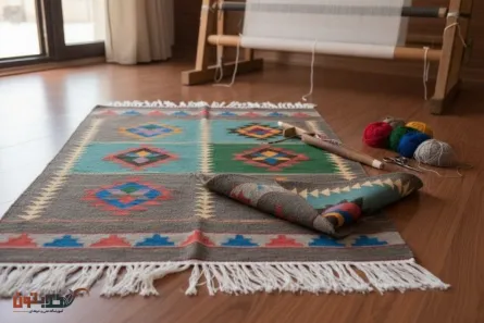 دوره مقدماتی گلیم بافی